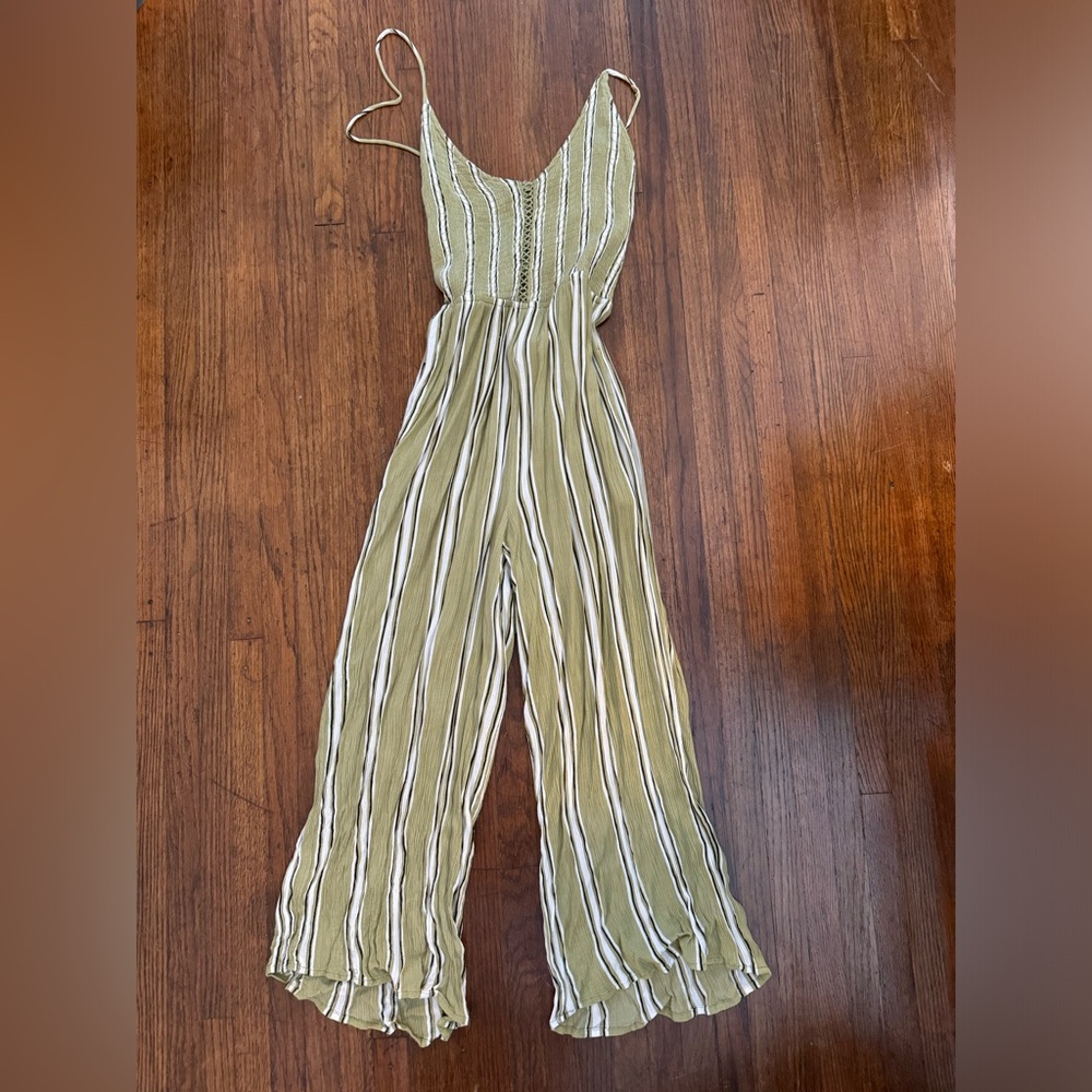 Patrons of Peace striped jumper with strappy back